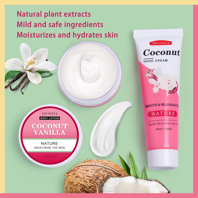 LUCOTIYA Coconut Vanilla Spa Gift Set - Image 5